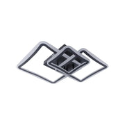 LED LED με τηλεχειριστήριο, 120W, ακρυλικό και μέταλλο, μαύρο
