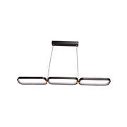 LED LED Hansa με τηλεχειριστήριο, 80W, 2,4GHz, μέταλλο, μαύρο και χρυσό
