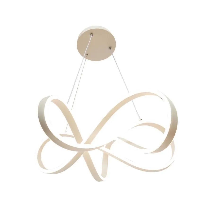 Κρεμαστός πολυέλαιος LED με τηλεχειριστήριο INFINITY HALO 138W, Κρύο/Ζεστό/Ουδέτερο φως, Ρυθμιζόμενο, Λευκό, Ρυθμιζόμενο ύψος