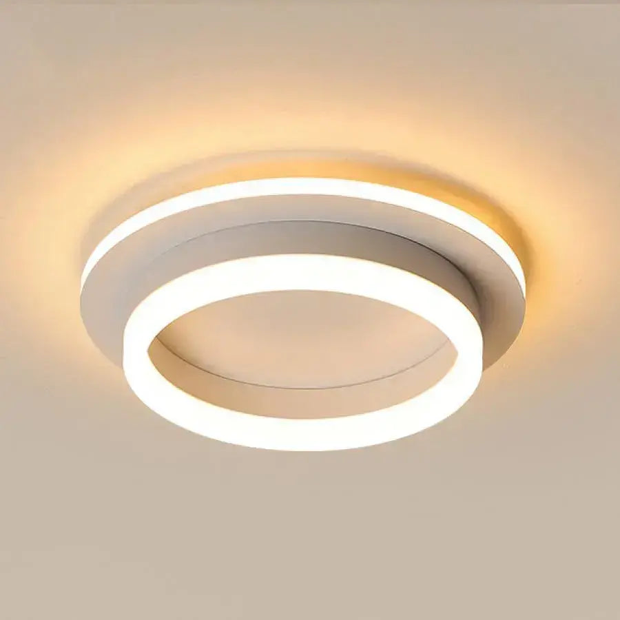 MODERN LED Πολυέλαιος 24W, Διάμετρος 20cm, Στρογγυλός, Κρύο/Ζεστό/Ουδέτερο φως, Λευκό