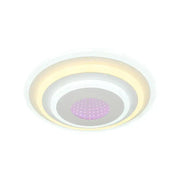 Πολυέλαιος LED NIVARA 3D 20W, Διάμετρος 30cm, Κρύο/Ζεστό/Ουδέτερο φως, Λευκό