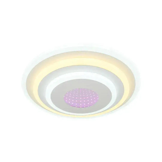Πολυέλαιος LED NIVARA 3D 20W, Διάμετρος 30 cm, Κρύο/Ζεστό/Ουδέτερο φως, Λευκοί Εφαρμοσμένοι πολυέλαιοι LED Προεπιλεγμένος τίτλος Alessandro Design
