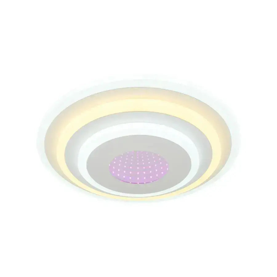 Πολυέλαιος LED NIVARA 3D 20W, Διάμετρος 30cm, Κρύο/Ζεστό/Ουδέτερο φως, Λευκό