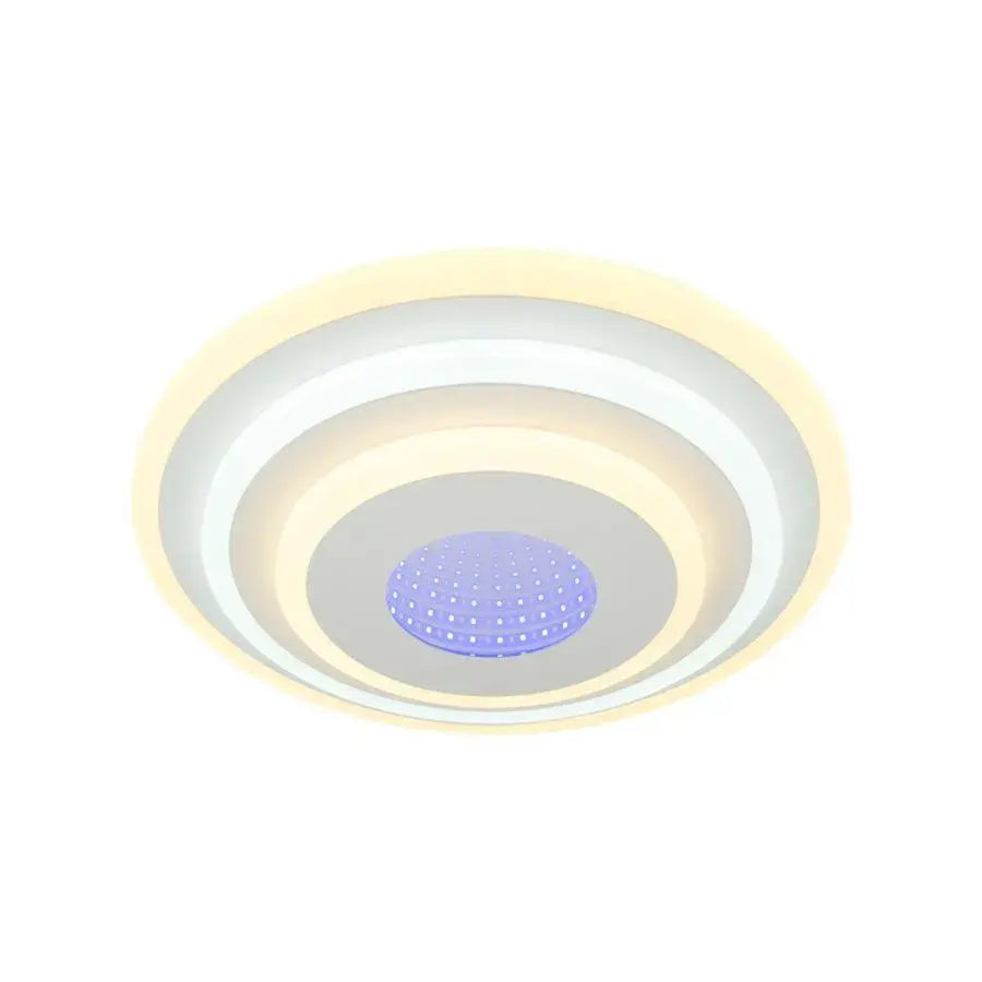 Πολυέλαιος LED NIVARA 3D 20W, Διάμετρος 30cm, Κρύο/Ζεστό/Ουδέτερο φως, Λευκό