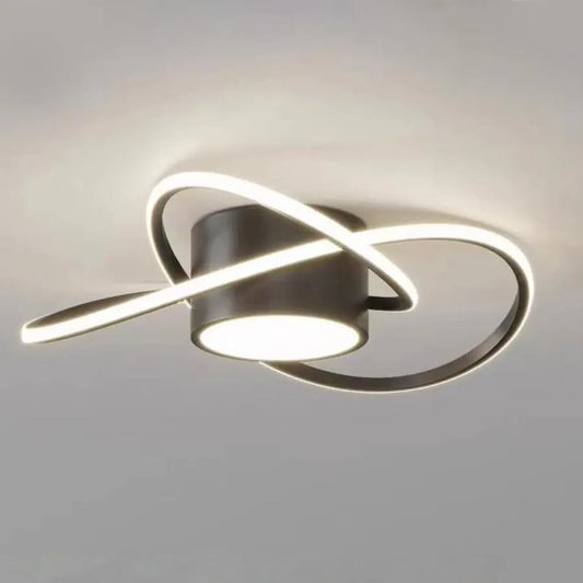 Πολυέλαιος LED MIMA 30W, Κρύο/Ζεστό/Ουδέτερο φως, Μαύρο