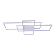 Πολυέλαιος LED με τηλεχειριστήριο LANDEN 184W, 3 Στοιχεία, Κρύο/Ζεστό/Ουδέτερο φως, Ρυθμιζόμενο, Λευκό