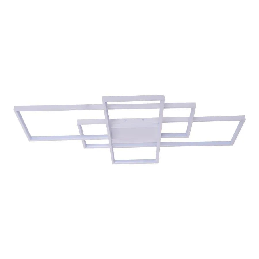 Πολυέλαιος LED με τηλεχειριστήριο LANDEN 184W, 3 Στοιχεία, Κρύο/Ζεστό/Ουδέτερο φως, Ρυθμιζόμενο, Λευκό