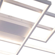 Πολυέλαιος LED με τηλεχειριστήριο LANDEN 184W, 3 Στοιχεία, Κρύο/Ζεστό/Ουδέτερο φως, Ρυθμιζόμενο, Λευκό