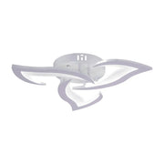 Πολυέλαιος LED με τηλεχειριστήριο LOTUS 34W, 3 πέταλα, Κρύο/Ζεστό/Ουδέτερο φως, Ρυθμιζόμενο, Λευκό