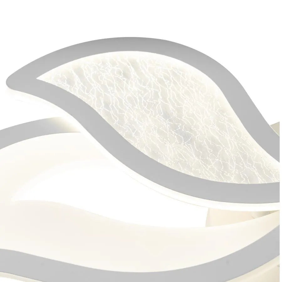 Πολυέλαιος LED με τηλεχειριστήριο KYLEN 144W, 6 Στοιχεία, Κρύο/Ζεστό/Ουδέτερο φως, Ρυθμιζόμενο, Λευκό