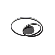 Lust LED Vector Arcadia, 67W, μέταλλο, 49cm Diamteru, μαύρο, τηλεχειριστήριο, κρύο/ζεστό/ουδέτερο φως