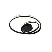 Lust LED Vector Arcadia, 67W, μέταλλο, 49cm Diamteru, μαύρο, τηλεχειριστήριο, κρύο/ζεστό/ουδέτερο φως