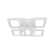 Πολυέλαιος LED με τηλεχειριστήριο FELY 80W, 5 Τετράγωνα, Κρύο/Ζεστό/Ουδέτερο φως, Ρυθμιζόμενο, Λευκό