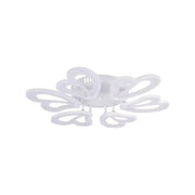 LED λαγνεία με τηλεχειριστήριο Blossom, 72W, 6 πέταλα, κρύο/ζεστό/ουδέτερο φως, ασταθές, λευκό
