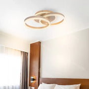 LED Lust με τηλεχειριστήριο Lyra, 120W, 2 κύκλοι, Dimble, βουρτσισμένο χρυσό, κρύο/ζεστό/ουδέτερο φως