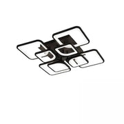 Πολυέλαιος LED με τηλεχειριστήριο FELY 192W, 8 Τετράγωνα, Κρύο/Ζεστό/Ουδέτερο φως, Ρυθμιζόμενο, Λευκό