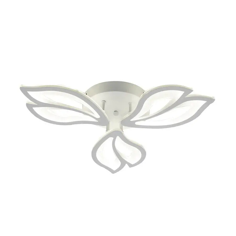 Πολυέλαιος LED με τηλεχειριστήριο LILY 44W, 3 Στοιχεία, Κρύο/Ζεστό/Ουδέτερο φως, Ρυθμιζόμενο, Λευκό