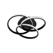 Πολυέλαιος LED με τηλεχειριστήριο VECTOR VORTEX 96W, 3 Στοιχεία, Κρύο/Ζεστό/Ουδέτερο φως, Ρυθμιζόμενο, Μαύρο
