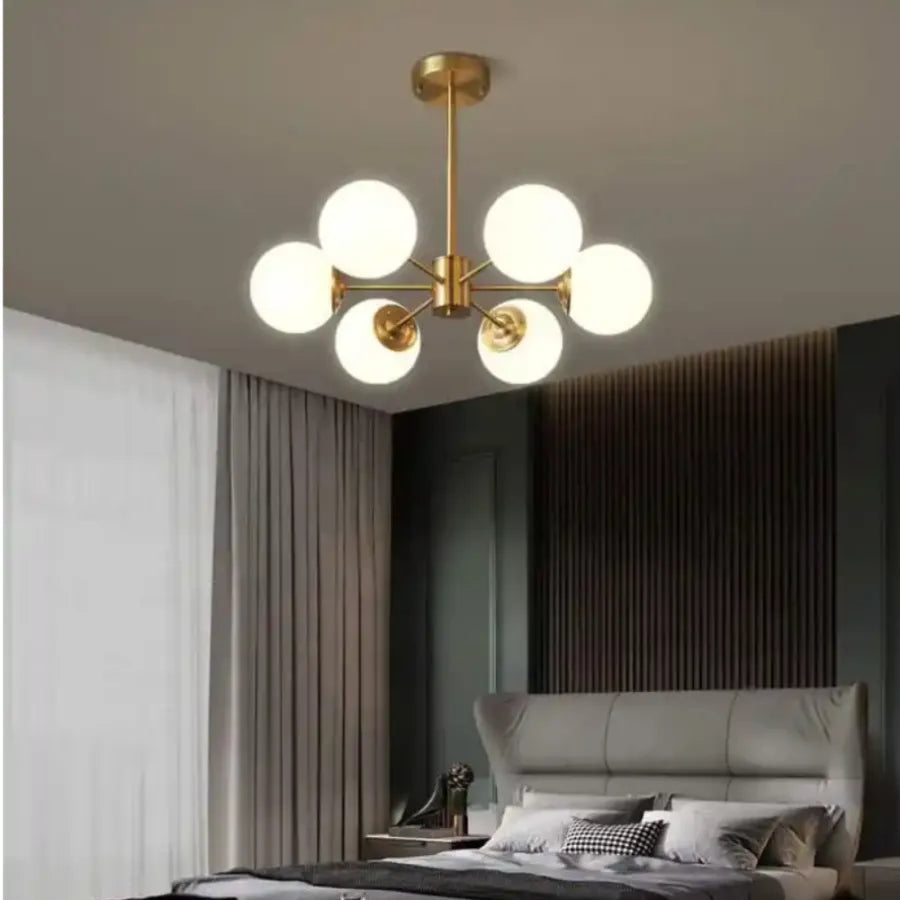 Lust Loft Manor, 6x E27, Golden White, Metal