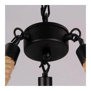 Λαγνεία ρουστίκ 6x e27 κυκλική αιωρούμενα κυκλική