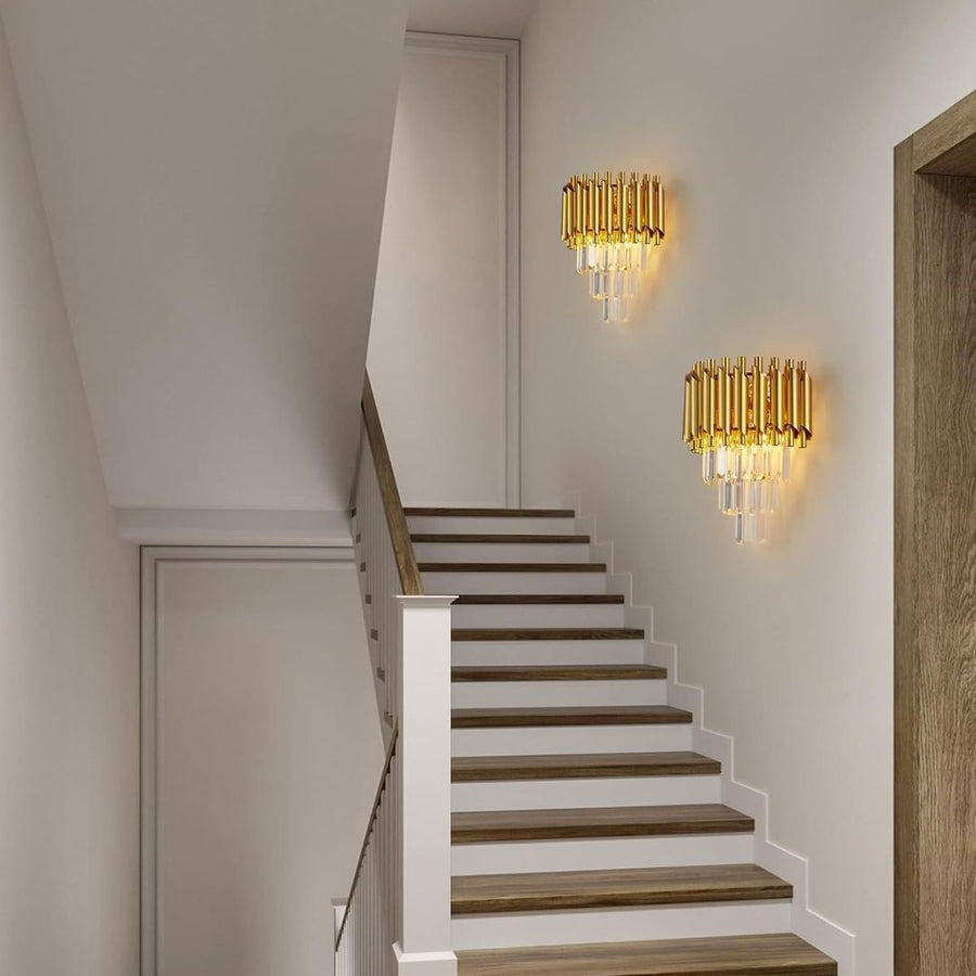 Φωτιστικό πολυελαίου VERSAILLES Piccolo Crystal, 2xE14, Χρυσό