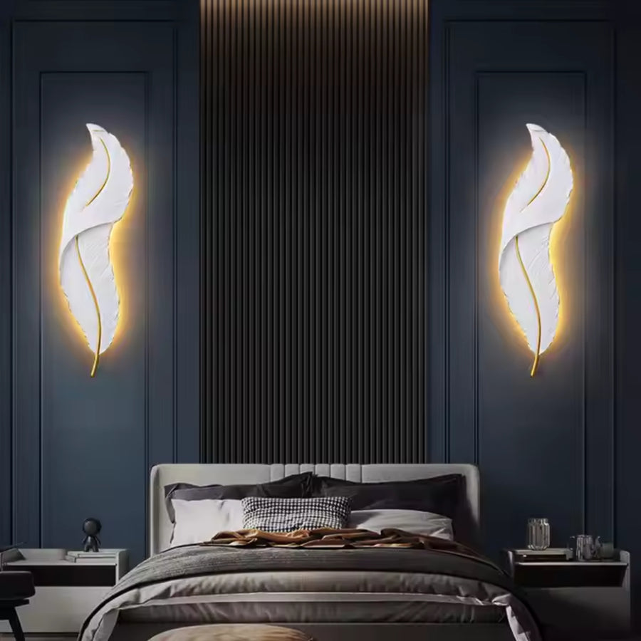 Φωτιστικό Pena LED 65cm, Κρύο/Ζεστό/Ουδέτερο φως, Χρυσό Λευκό