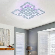 LED πολυέλαιος με τηλεχειριστήριο Leila, 362W, White, Daisy, RGB