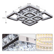 LED LED Quadria Supremo, 5x Elements, RGB 198W, Premium & ανοξείδωτο, ζεστό/κρύο/ουδέτερο φως