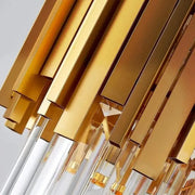 Dario Chandelier, διάμετρο 30 εκατοστών, 3x E14 χρυσό, ρυθμιζόμενο ύψος