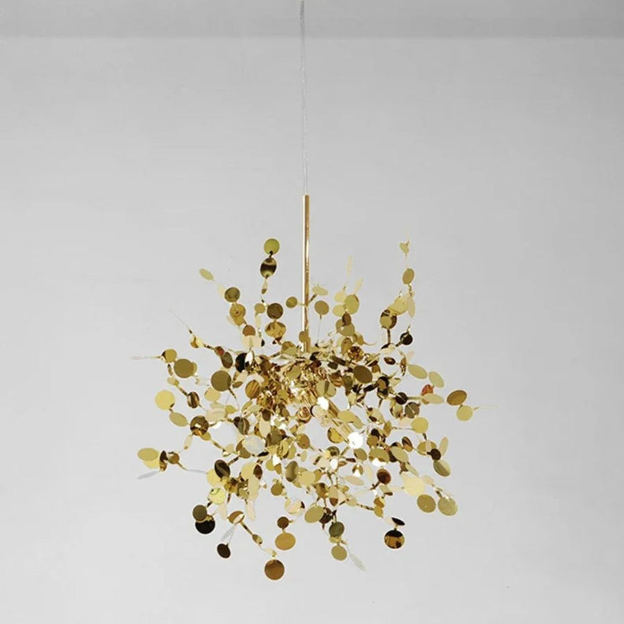 Μοντέρνος πολυέλαιος, CAPRICIO Allegro, 2xE14, Διάμετρος 40cm, Χρυσός, Ρυθμιζόμενο Ύψος