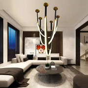 Μοντέρνος Πολυέλαιος, LED, ARIA Largo, 31W, Ζεστό φως, Μαύρο