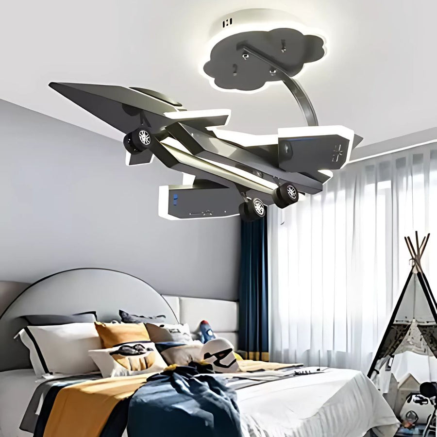 Πολυέλαιος FIGHTER LED, 100W, Κρύο/Ζεστό/Ουδέτερο φως, Ασημί