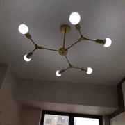 Architek Hexa Chandelier, 6 x E27, Μαύρο, Μεταλλ