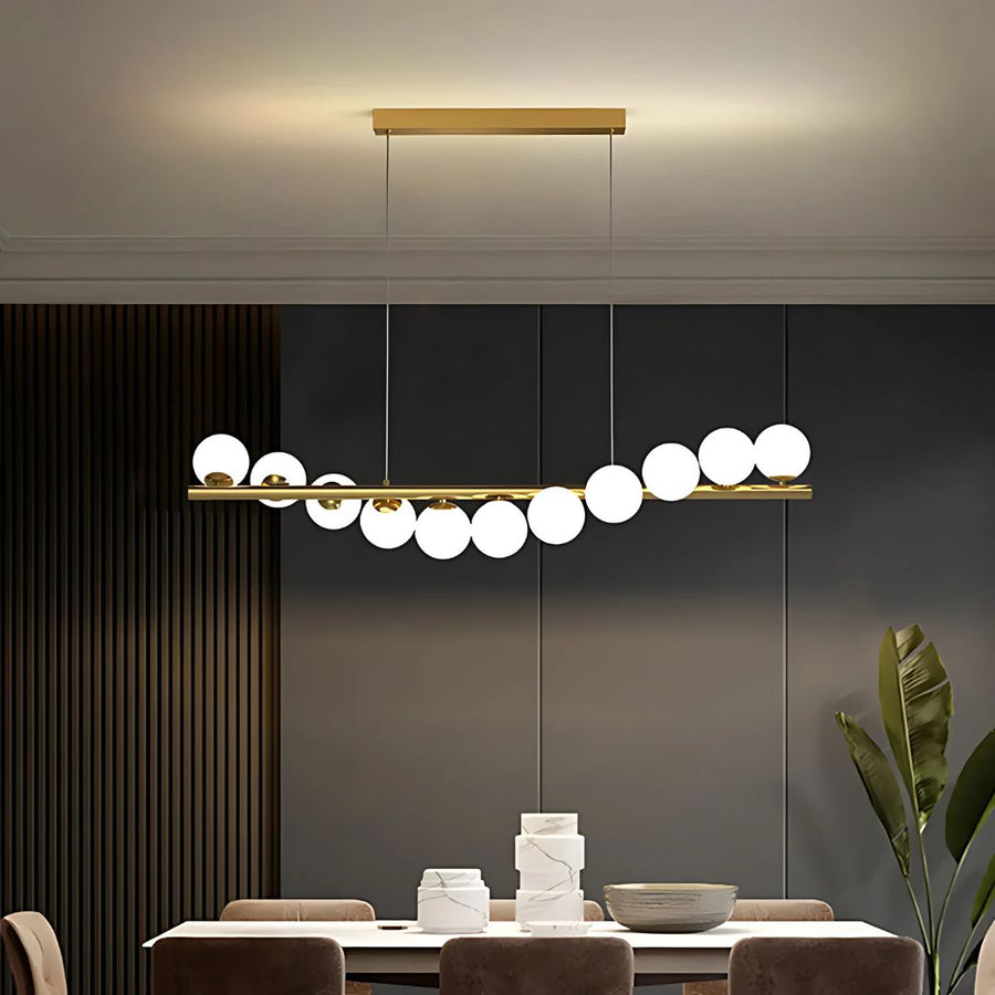 Πολυέλαιος LOFT Hall, 11x G9, Golden White, Metal, Ρυθμιζόμενο ύψος, Κομψό
