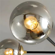 Στρογγυλό αμπαζέ, ρετιρέ grand, 8xe27, χρυσό μαύρο, μέταλλο