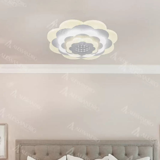 Πολυέλαιος NEXA 3D LED, 36W, Διάμετρος 24cm, Κρύο/Ζεστό/Ουδέτερο φως, Λευκό