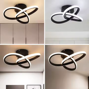 Πολυέλαιος LED VERTEX Infinitum 26W, Κρύο/Ζεστό/Ουδέτερο φως, Μαύρο