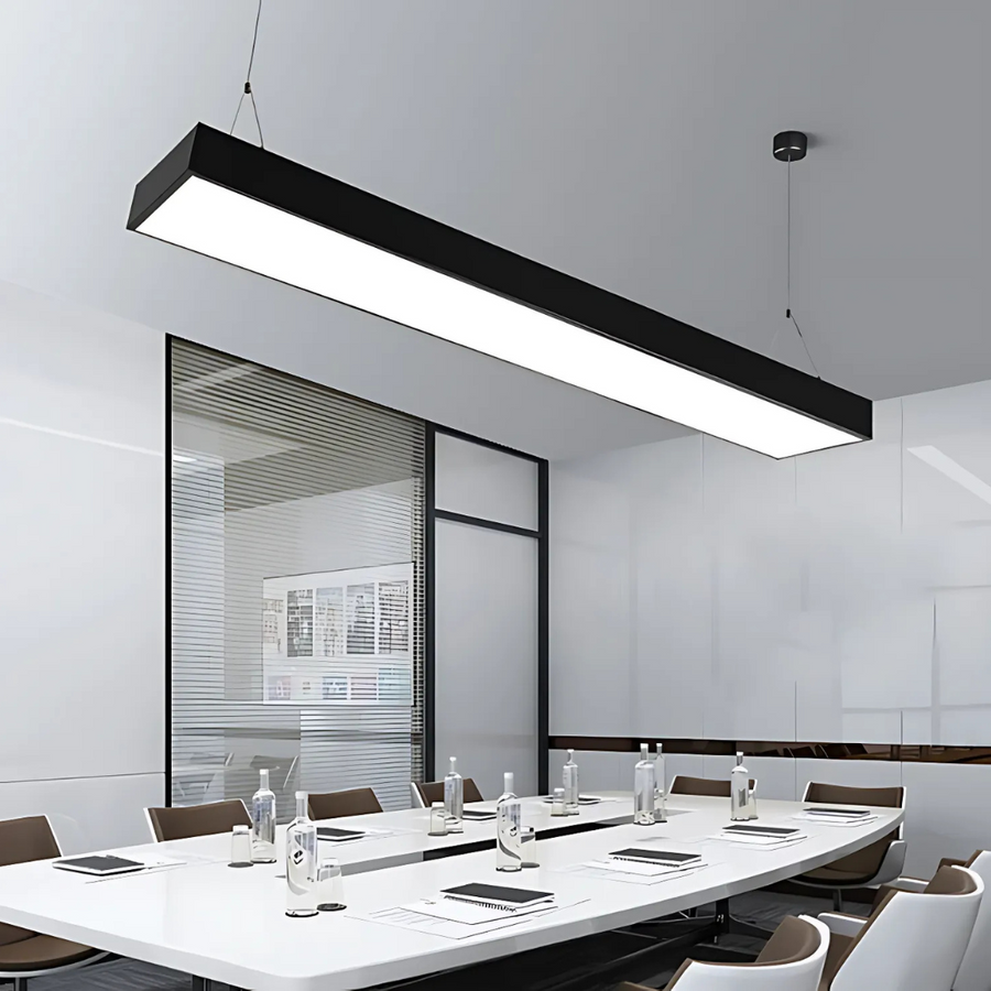 Κρεμαστός πολυέλαιος LED DARIN, 23W, ρυθμιζόμενο ύψος, ψυχρό φως, μαύρο