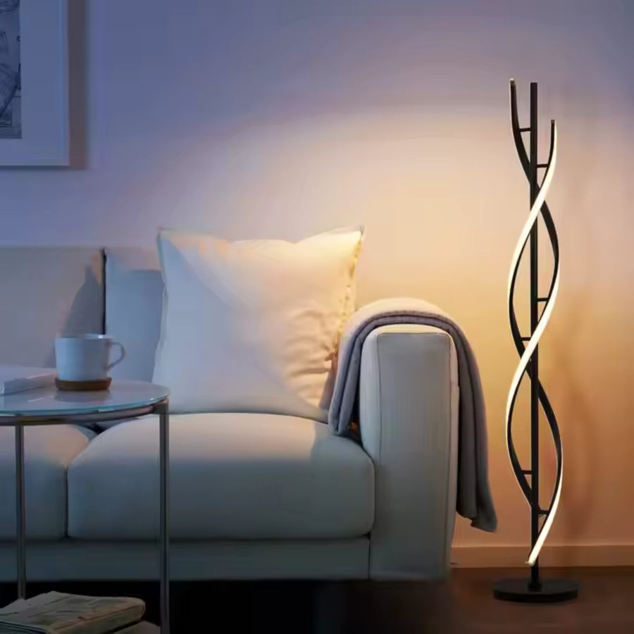 LED LED Upsilon, 48W, 3000K/4000K/6000K, μέταλλο και ακρυλικό, μαύρο