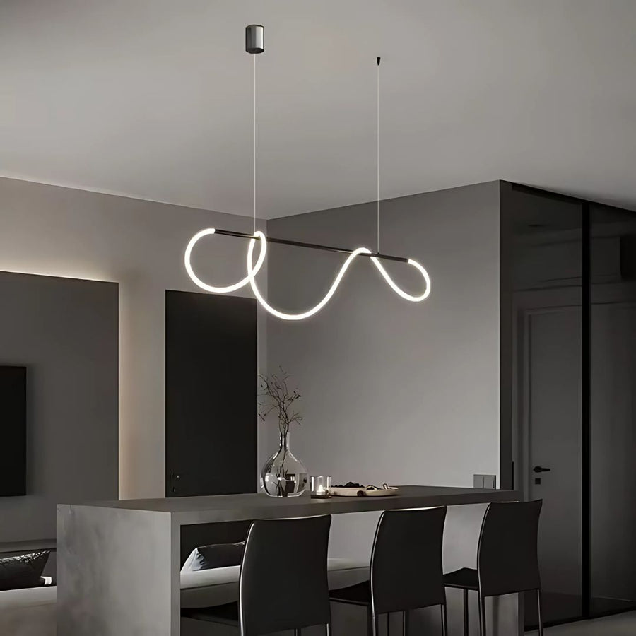 Πολυέλαιος LED με Τηλεχειριστήριο Divino, 24W, Dimmable, 4000K, Μαύρο