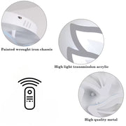 LED Lust με τηλεχειριστήριο Lily 3 Στοιχεία κρύο/ζεστό/ουδέτερο 44W White