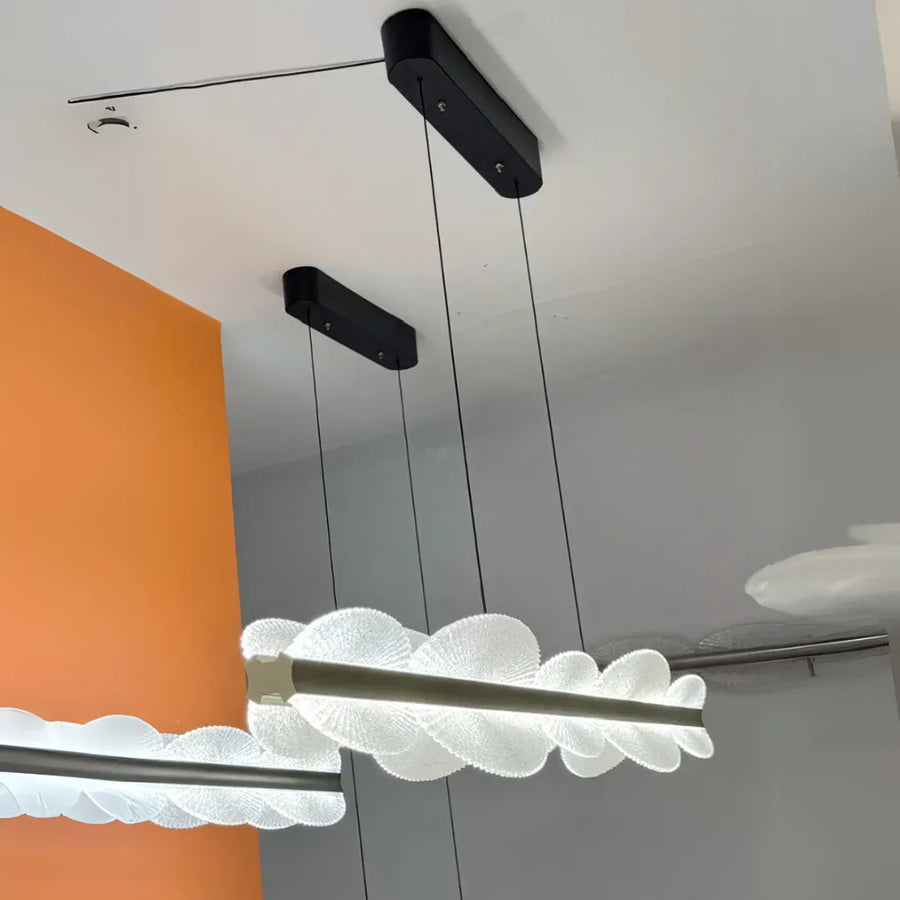 Κρεμαστός πολυέλαιος LED με τηλεχειριστήριο ISOTTA 36W, Κρύο/Ζεστό/Ουδέτερο φως, Ρυθμιζόμενο, Ρυθμιζόμενο ύψος, Μαύρο