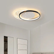 LED Lust με τηλεχειριστήριο μέτρησης Lunaro, 110W, 2 κύκλοι, κρύο/ζεστό/ουδέτερο φως, ασταθές, μαύρο