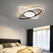 LED πολυέλαιος με τηλεχειριστήριο Vario Robiquo, 110W, οβάλ, κρύο/ζεστό/ουδέτερο φως, ασταθές, μαύρο