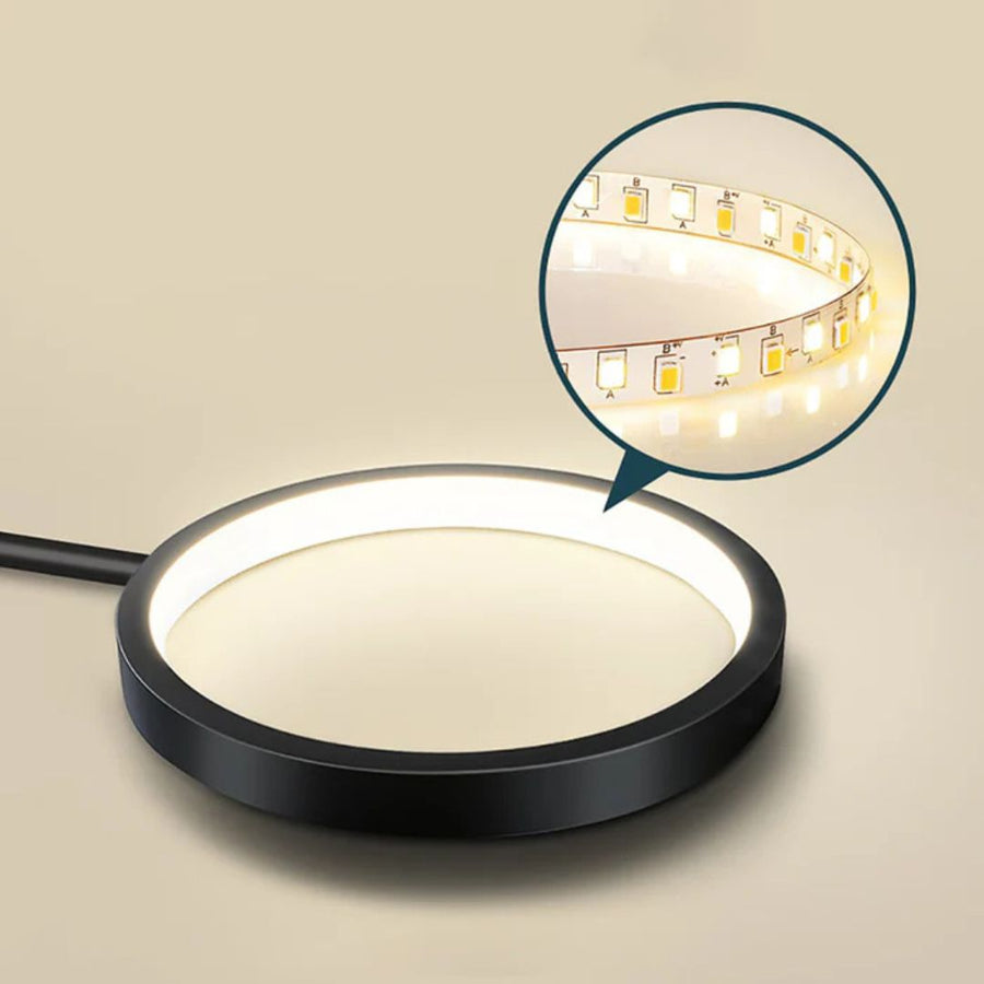 Πολυέλαιος LED με Τηλεχειριστήριο MARIA, 63W, 8 Στοιχεία, Θερμό/Ψυχρό/Ουδέτερο φως, Ρυθμιζόμενο, Μαύρο/Χρυσό