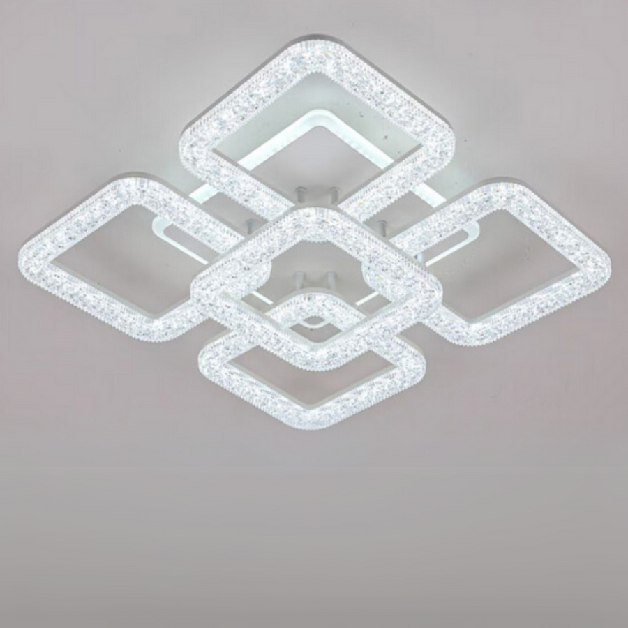 Πολυέλαιος LED Astrid με Τηλεχειριστήριο, 114W, Dimmable, Λευκός