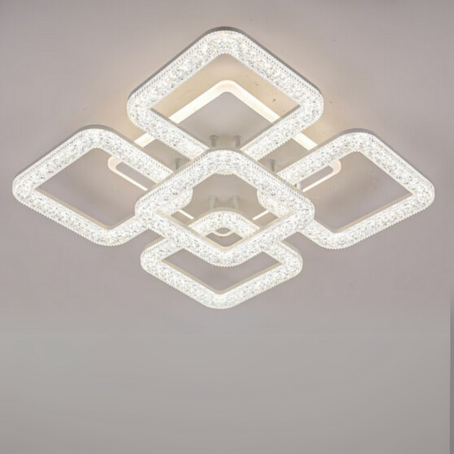 Πολυέλαιος LED Astrid με Τηλεχειριστήριο, 114W, Dimmable, Λευκός