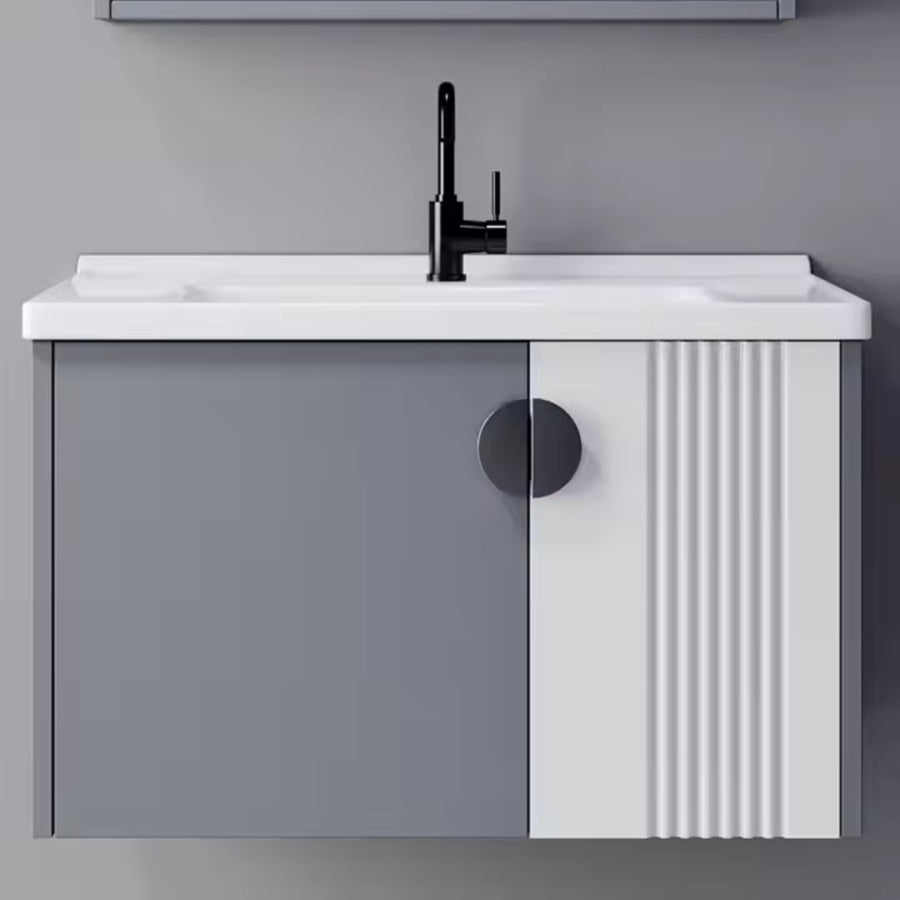 Σετ Έπιπλα Μπάνιου MYKONOS, 60x40cm, 2 τεμάχια, γκρι και λευκό