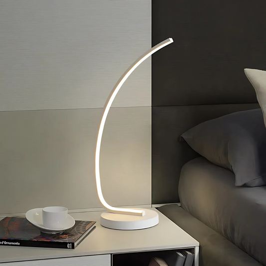 LED Veioza Nemesis, 10W, Κρύο/Ζεστό/Ουδέτερο φως, Μεταλλικό και Ακρυλικό, Λευκό