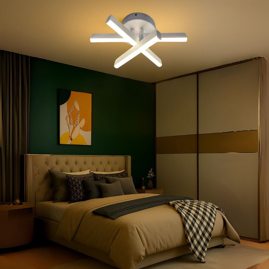 Πολυέλαιος LED Diego, 18W, Λευκό, Μεταλλικό, Κρύο/Ζεστό/Ουδέτερο φως